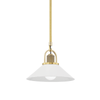Syosset Aged Brass 12" Pendant Ceiling Light - Reimagine Designs - Lighting, new, Pendant