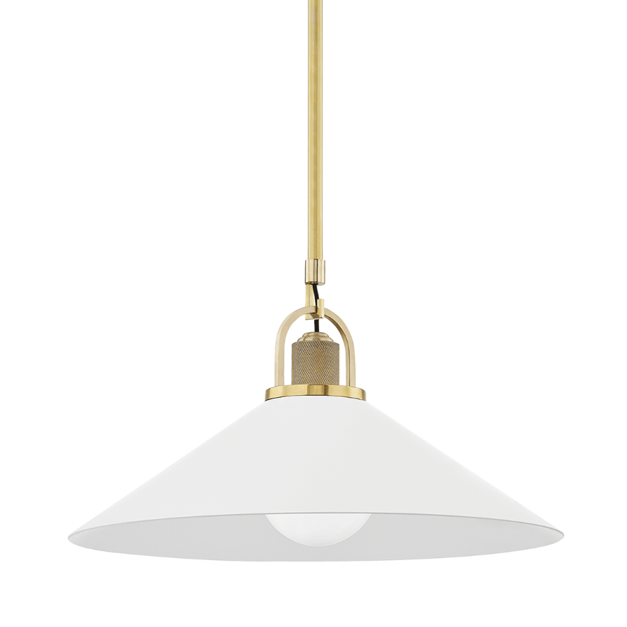 Syosset Aged Brass 20" Pendant Ceiling Light - Reimagine Designs - Lighting, new, Pendant