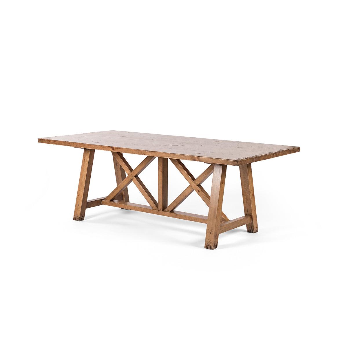 Trellis Pine Dining Table - Reimagine Designs - dining table, new