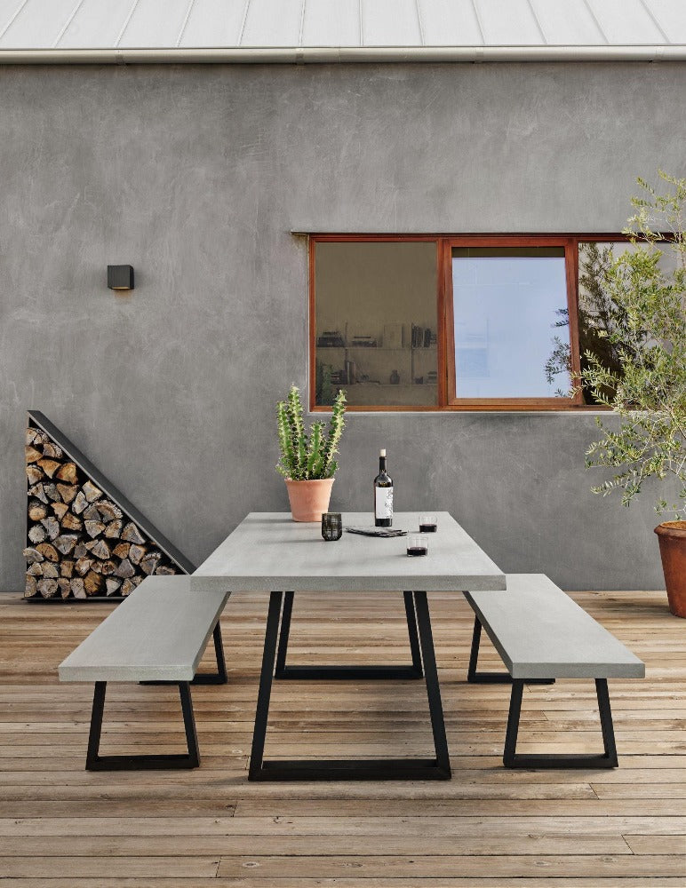Cyrus Lavastone Dining Table - Reimagine Designs - Outdoor, outdoor dining table