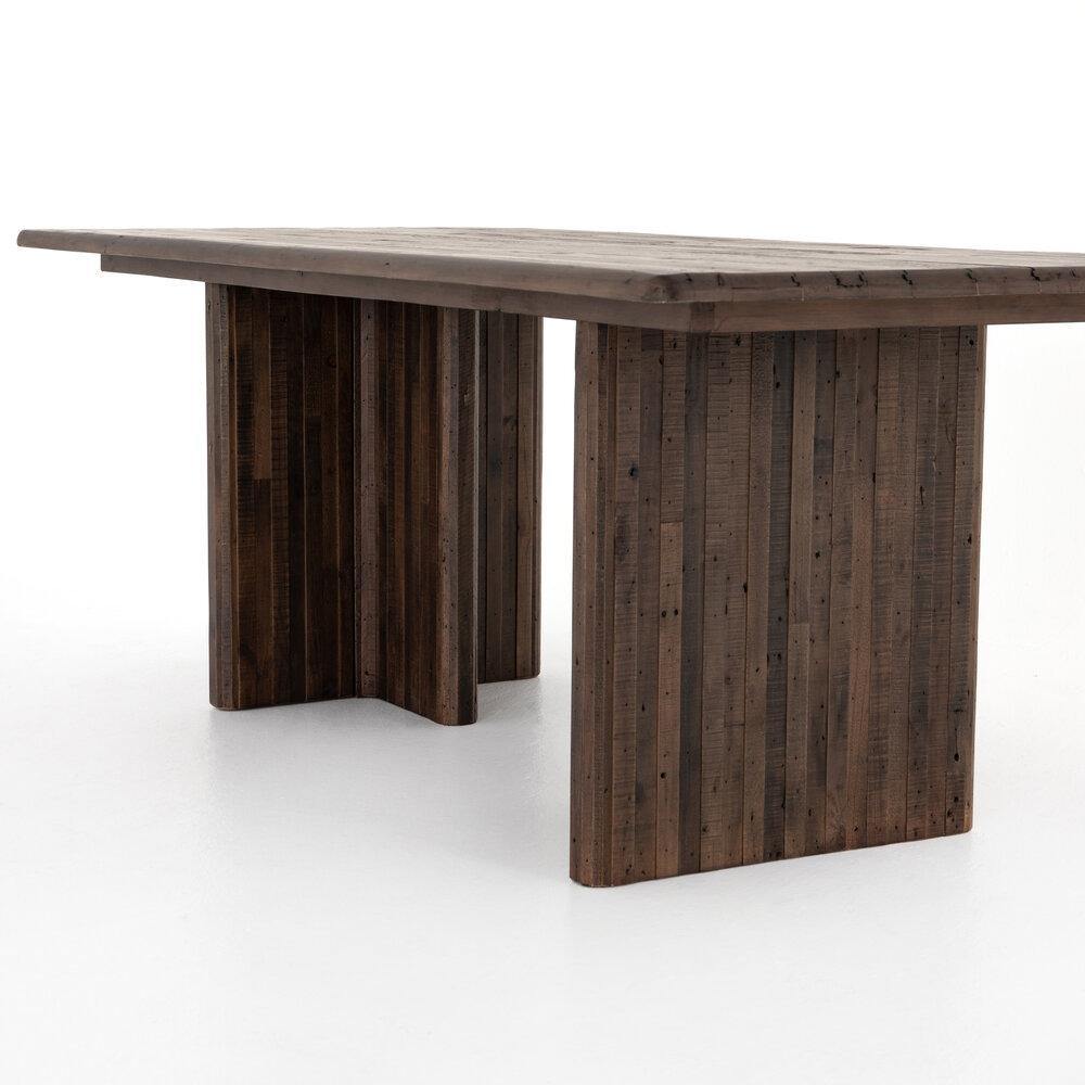 Lineo Reclaimed Wood Dining Table - Reimagine Designs - 