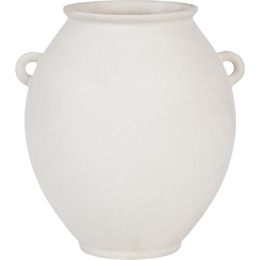 Yevla White Stoneware Vase - Reimagine Designs - Accessories, Decor, new, vase, Vases