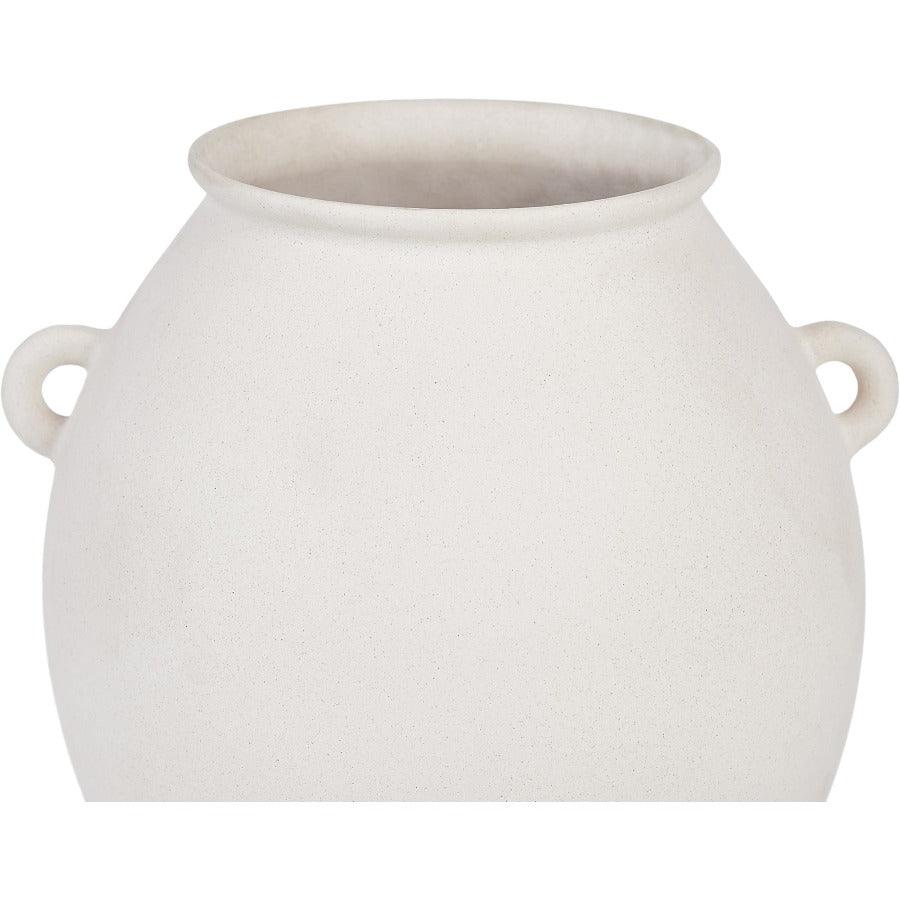 Yevla White Stoneware Vase - Reimagine Designs - Accessories, Decor, new, vase, Vases