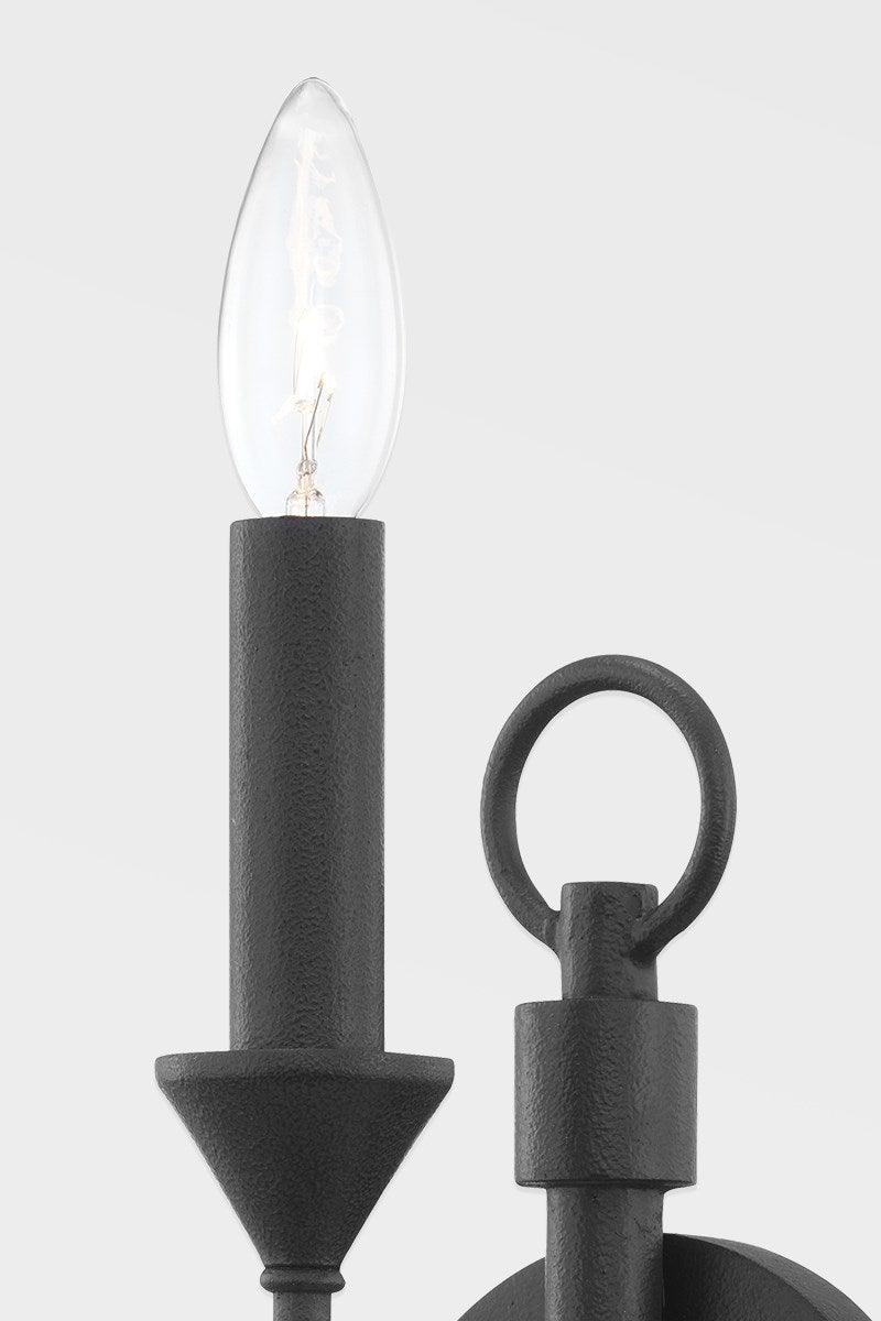Cate 1 Light Black Wall Sconce - Reimagine Designs - new, Sconce