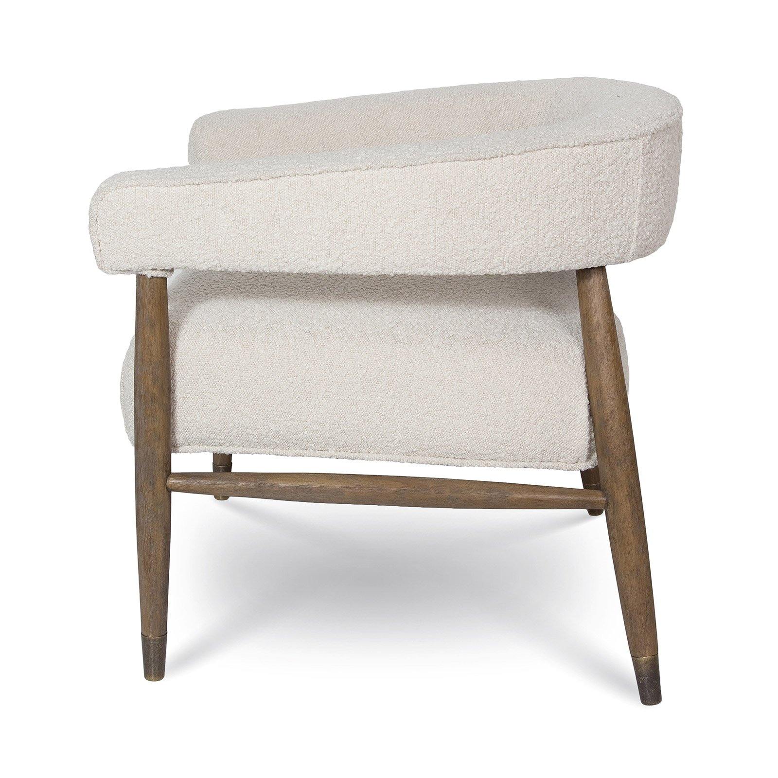 Everest Chair – Cream Boucle - Reimagine Designs - Armchair, new