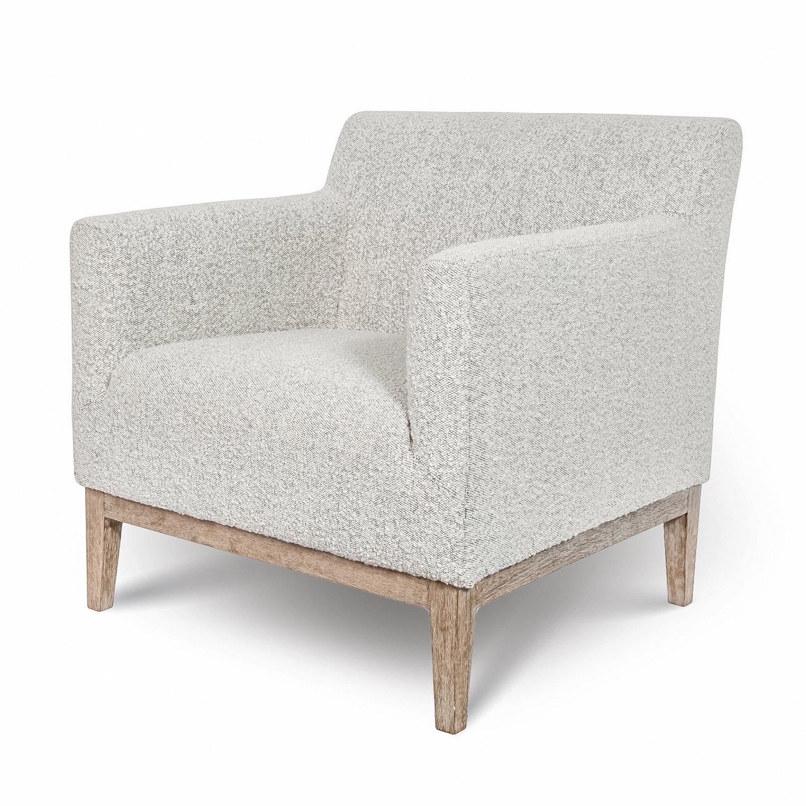 Ezra Chair – Grey Bouclé - Reimagine Designs - Armchair, new