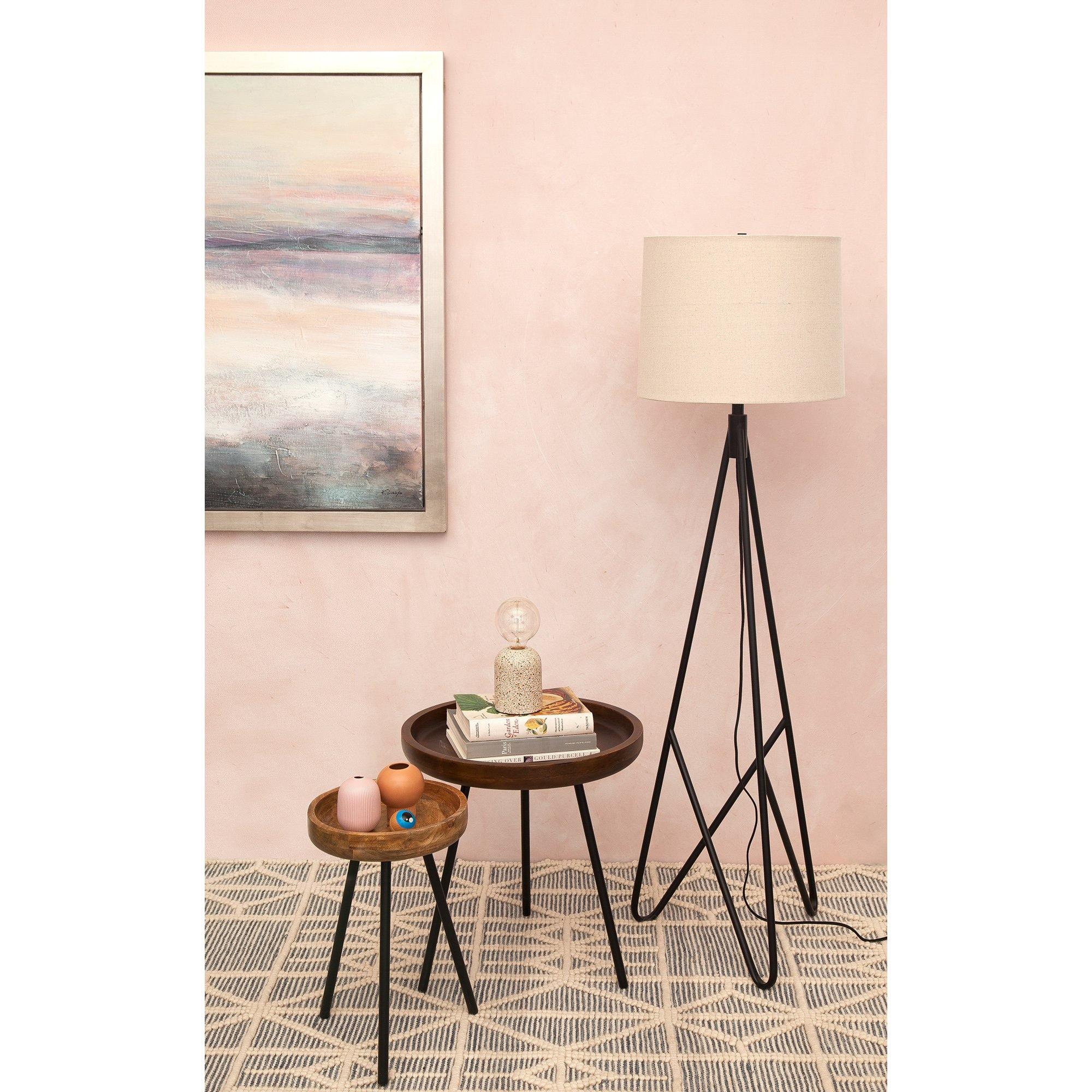 Stacey Black Floor Lamp - Reimagine Designs - Floor Lamp