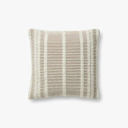 Magnolia Home Ivory / Coffee Pillow - Reimagine Designs - new, Pillows