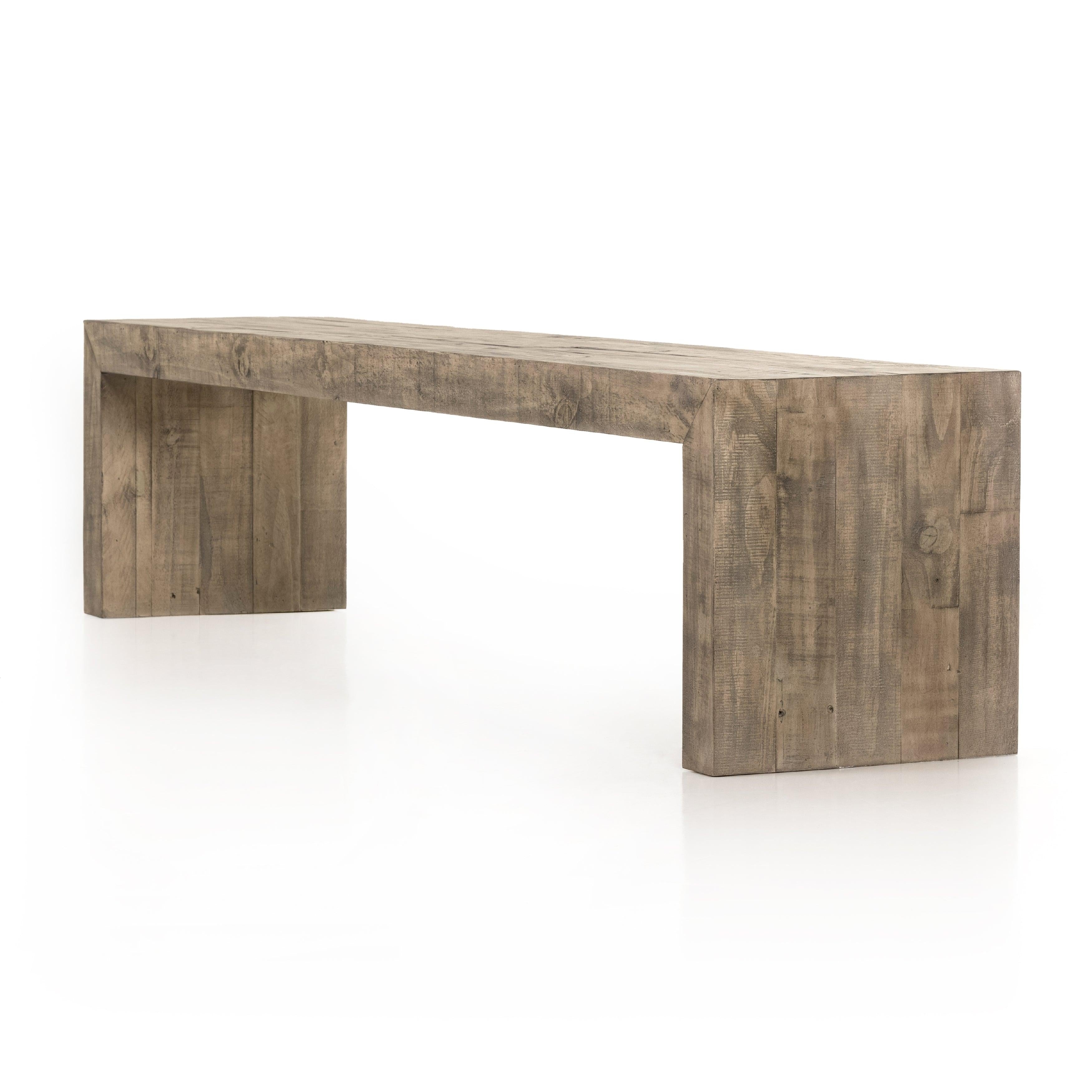 Ruskin Weathered Wheat Bench - Reimagine Designs - bench, benches, new